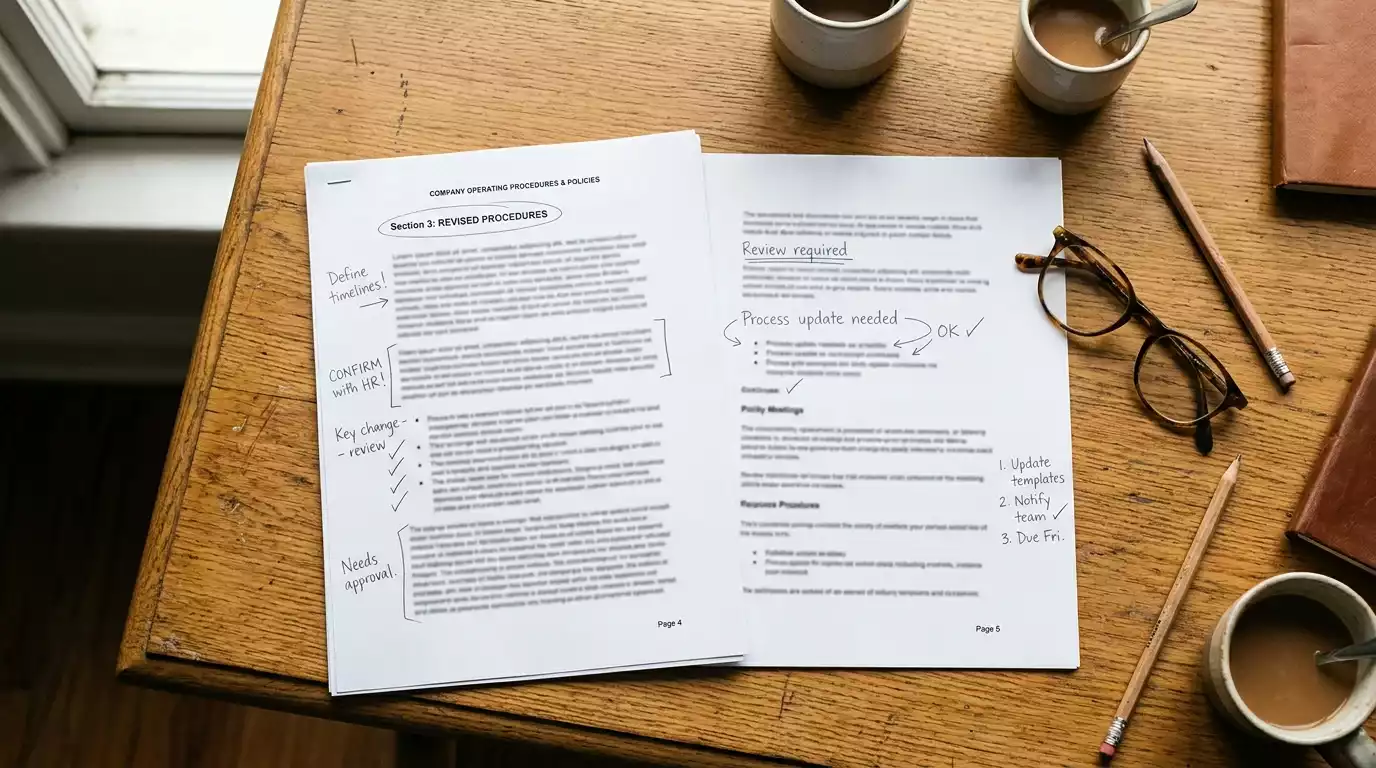 Annotated printed UK Gambling White Paper tracking reform implementation through 2026